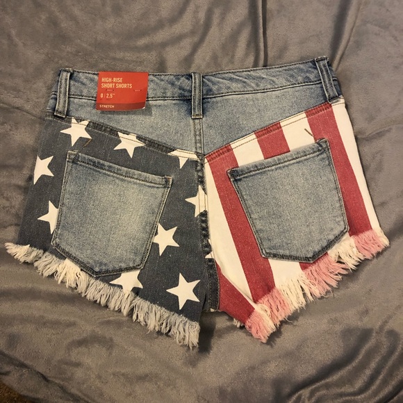 Mossimo Supply Co. Pants - 💥NEW Mossimo HighRise Shorts with flag distressed